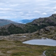 Vstup na horu Jyppyr (876 m)