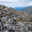 Vstup na horu Jyppyr (876 m)