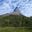 Vstup pod norskou nrodn horu Stetind